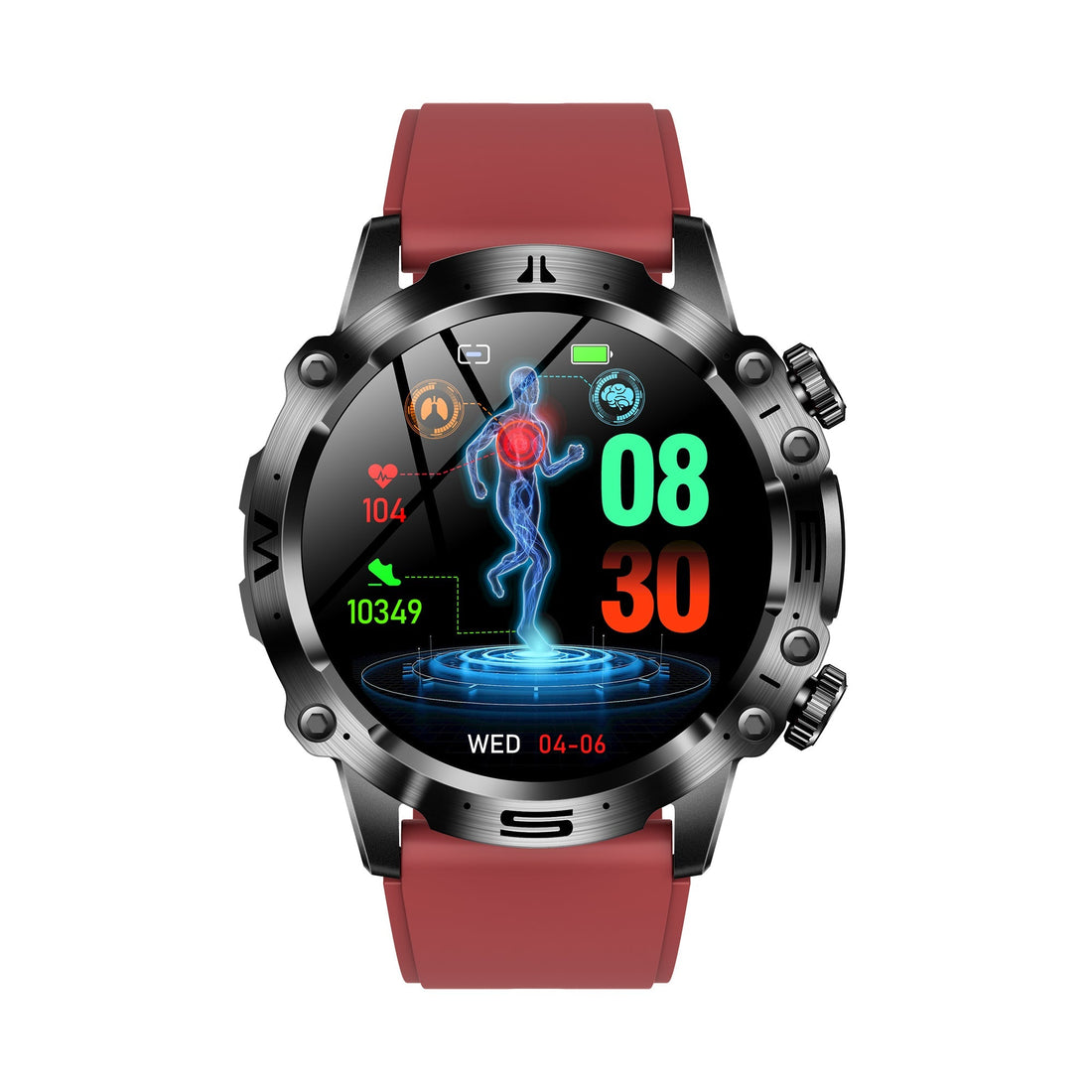 Outdoor ECG Blut Sauerstoff Druck Blut Zusammensetzung Analyse Sportliche Smart Watch