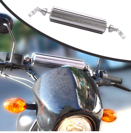 Wasserdichte Bluetooth-Motorradlautsprecher – Lenkerlautsprecher mit USB, TF, LED &amp; App-Steuerung