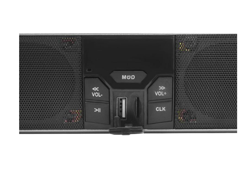 Wasserdichte Bluetooth-Motorradlautsprecher – Lenkerlautsprecher mit USB, TF, LED &amp; App-Steuerung