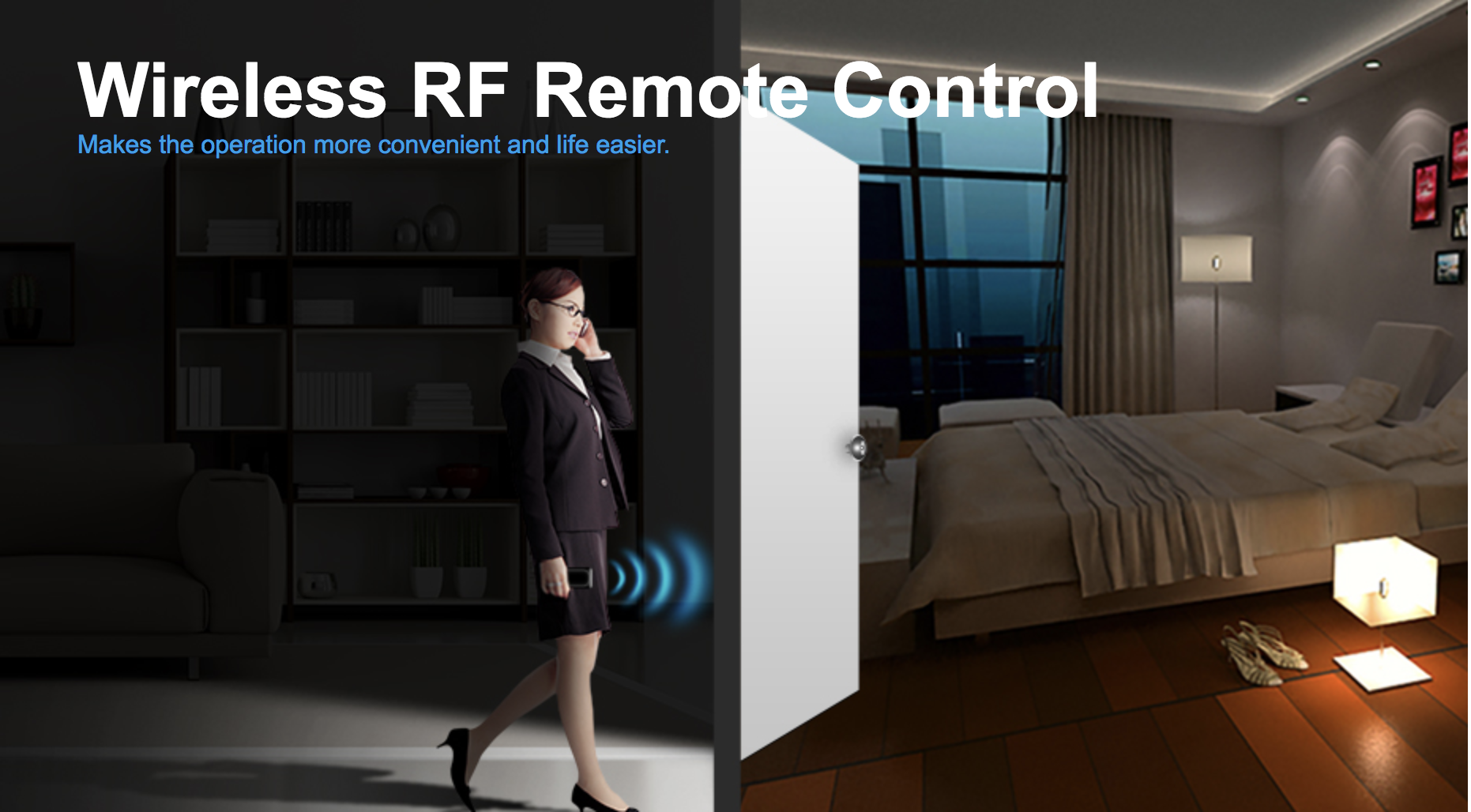 Smart Touch-Lichtschalter mit Dimmfunktion, Glasoberfläche &amp; Fernbedienung – Feuchtigkeitsfest &amp; LED-Hintergrundbeleuchtung