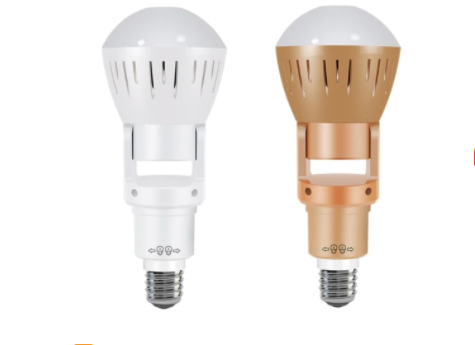 WLAN Glühbirne-Kamera mit 360° Drehung – HD Überwachungskamera mit Nachtsicht &amp; Zwei-Wege-Audio, einfache Installation über Lampenfassung