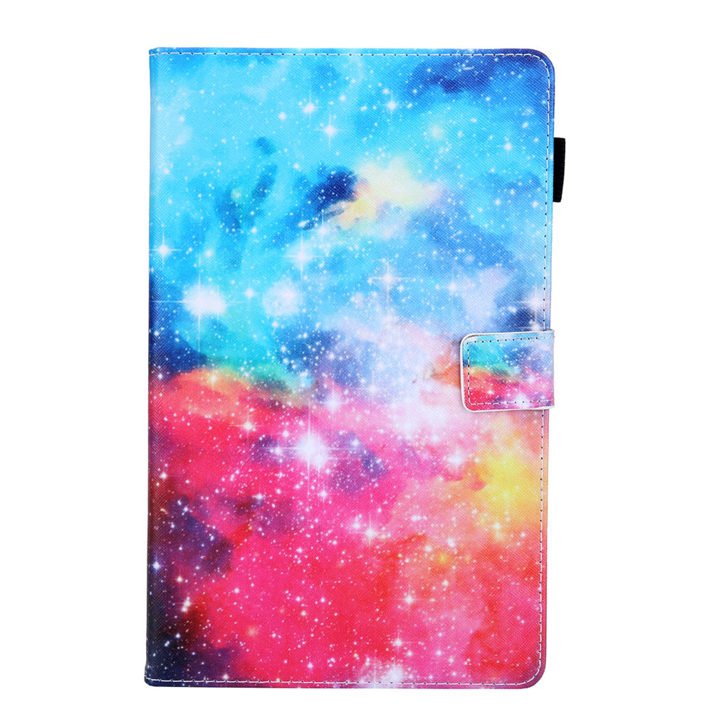 Magnetische Cartoon-PU-Leder-Brieftaschen-Tablet-Hülle für Samsung Tab