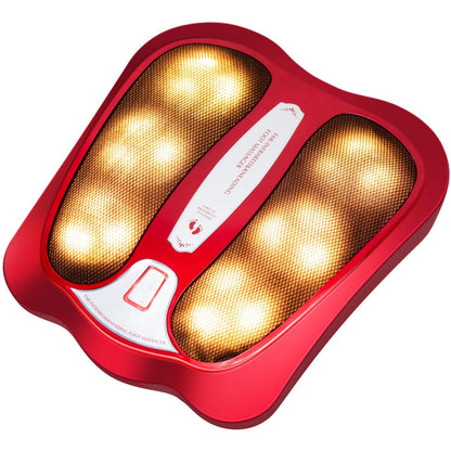Shiatsu Fuß- &amp; Wadenmassagegerät mit Wärme – 18 Knetrollen
