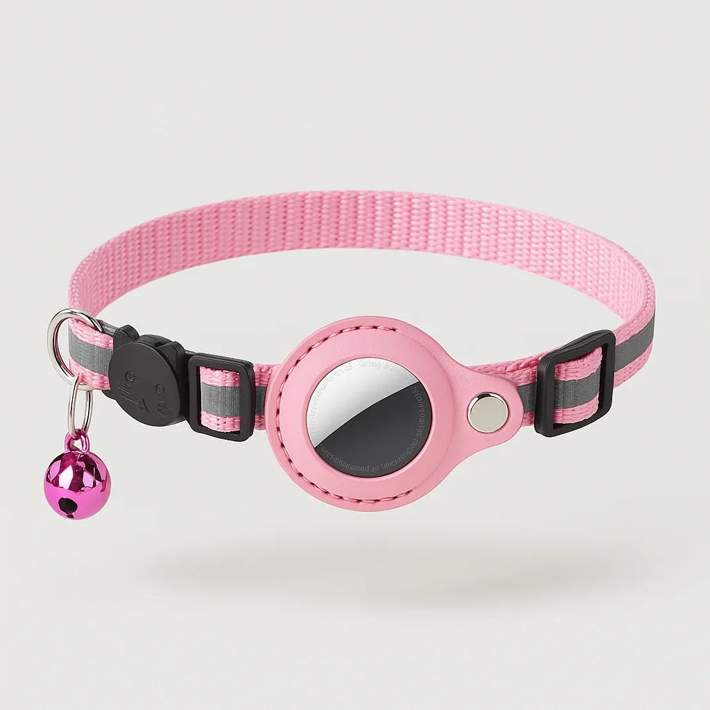 FreiheitsSafe – GPS Katzenhalsband mit AirTag Halter