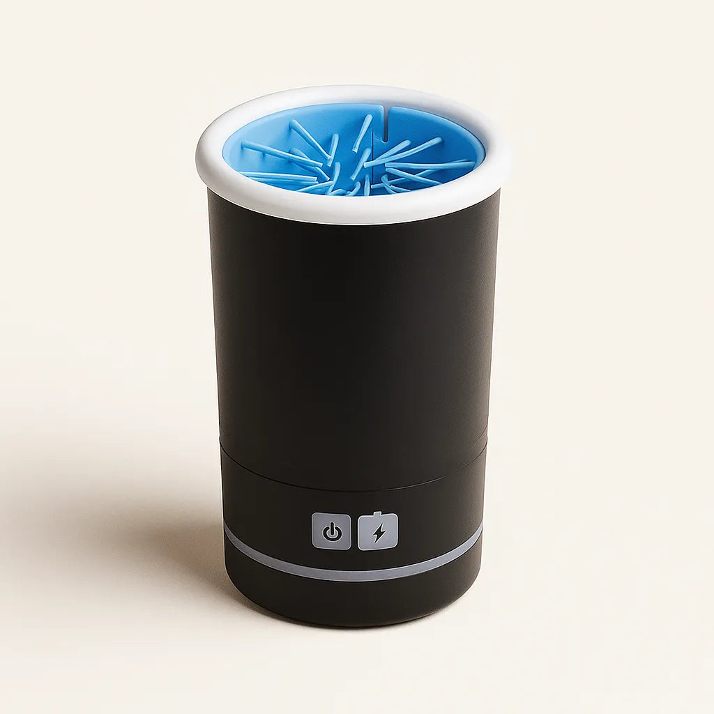 Elektrischer Pfotenreiniger für Hunde &amp; Katzen | Saubere Pfoten leicht gemacht