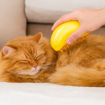 Felltraum – Bürste mit Nebelfunktion für Katzen