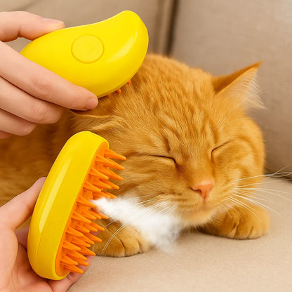 Felltraum – Bürste mit Nebelfunktion für Katzen