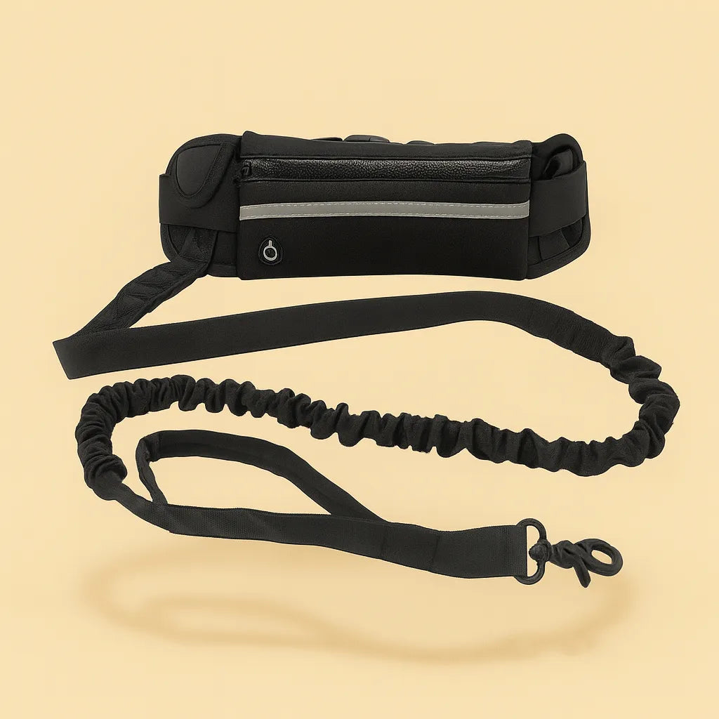 Freihändige Hundeleine mit Bauchgurt | Joggen, Wandern &amp; Spazieren