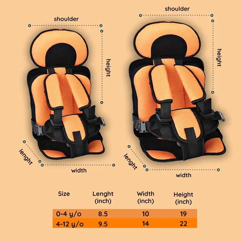 Kinderschutzautositzkissen