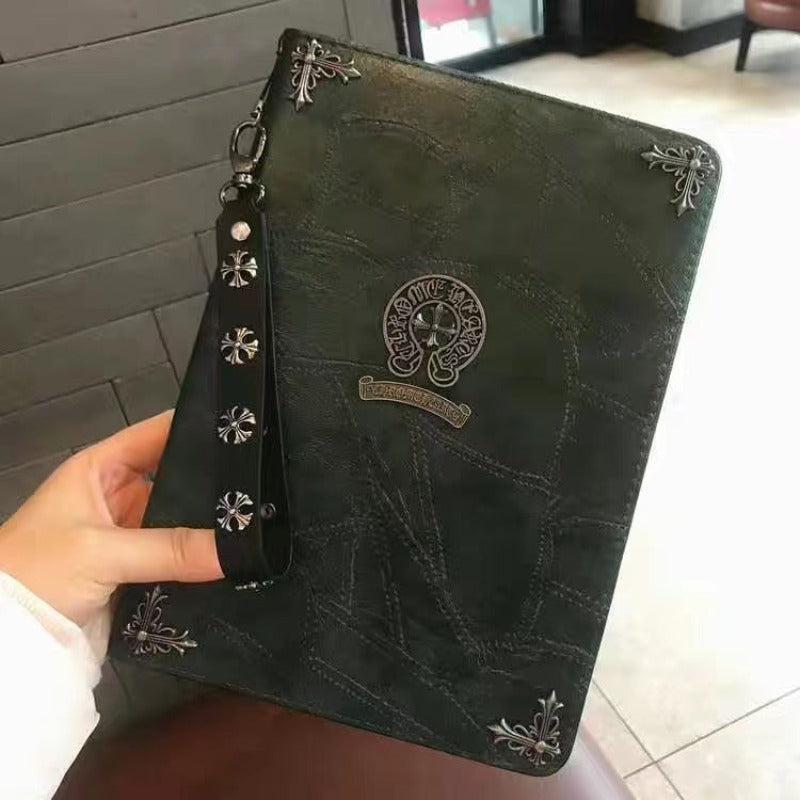 Chrome Hearts Leder-Pad-Hülle für Apple Pad