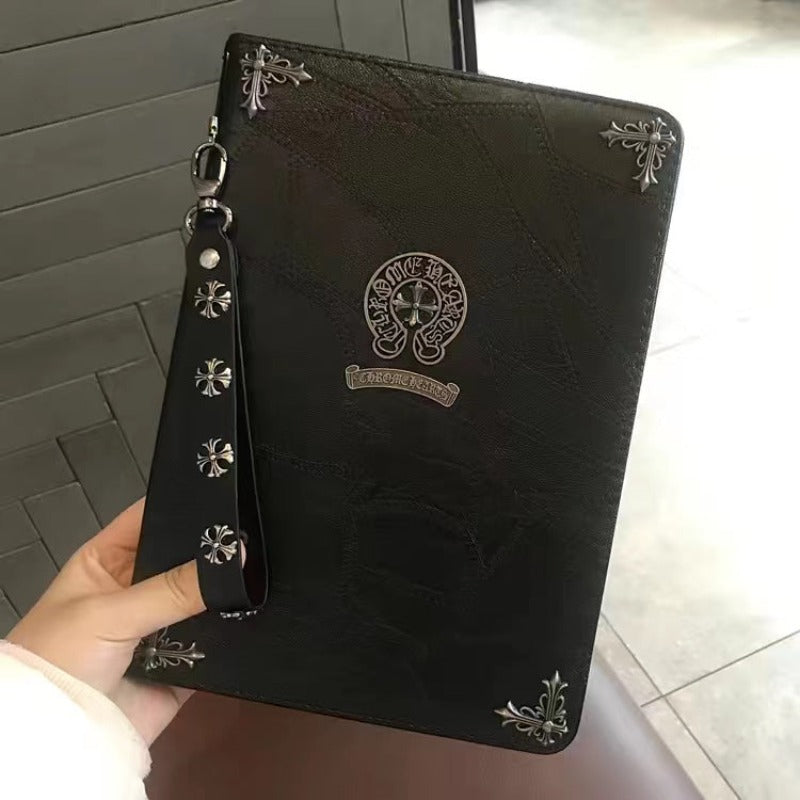 Chrome Hearts Leder-Pad-Hülle für Apple Pad