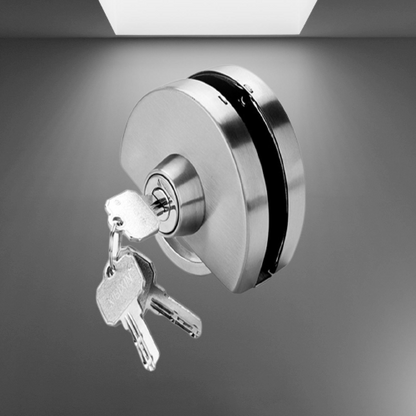 Schiebetür Edelstahl Sicherheitsglas Türschloss