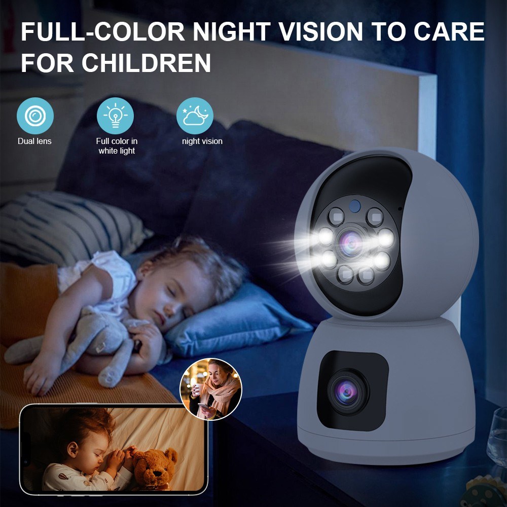 Smart Wireless WiFi Kamera 1080P Monitor