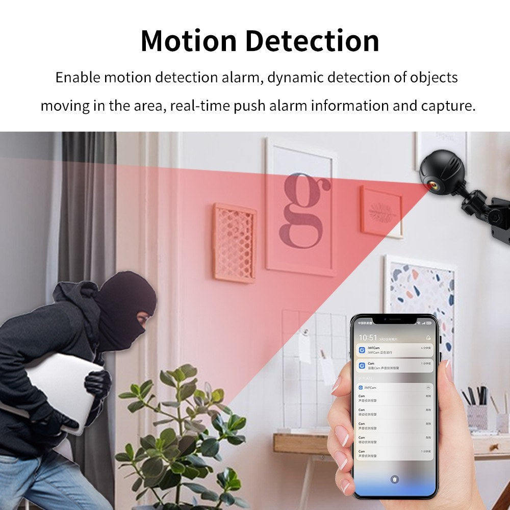 1080P Mini WiFi Smart Wireless Überwachungskamera