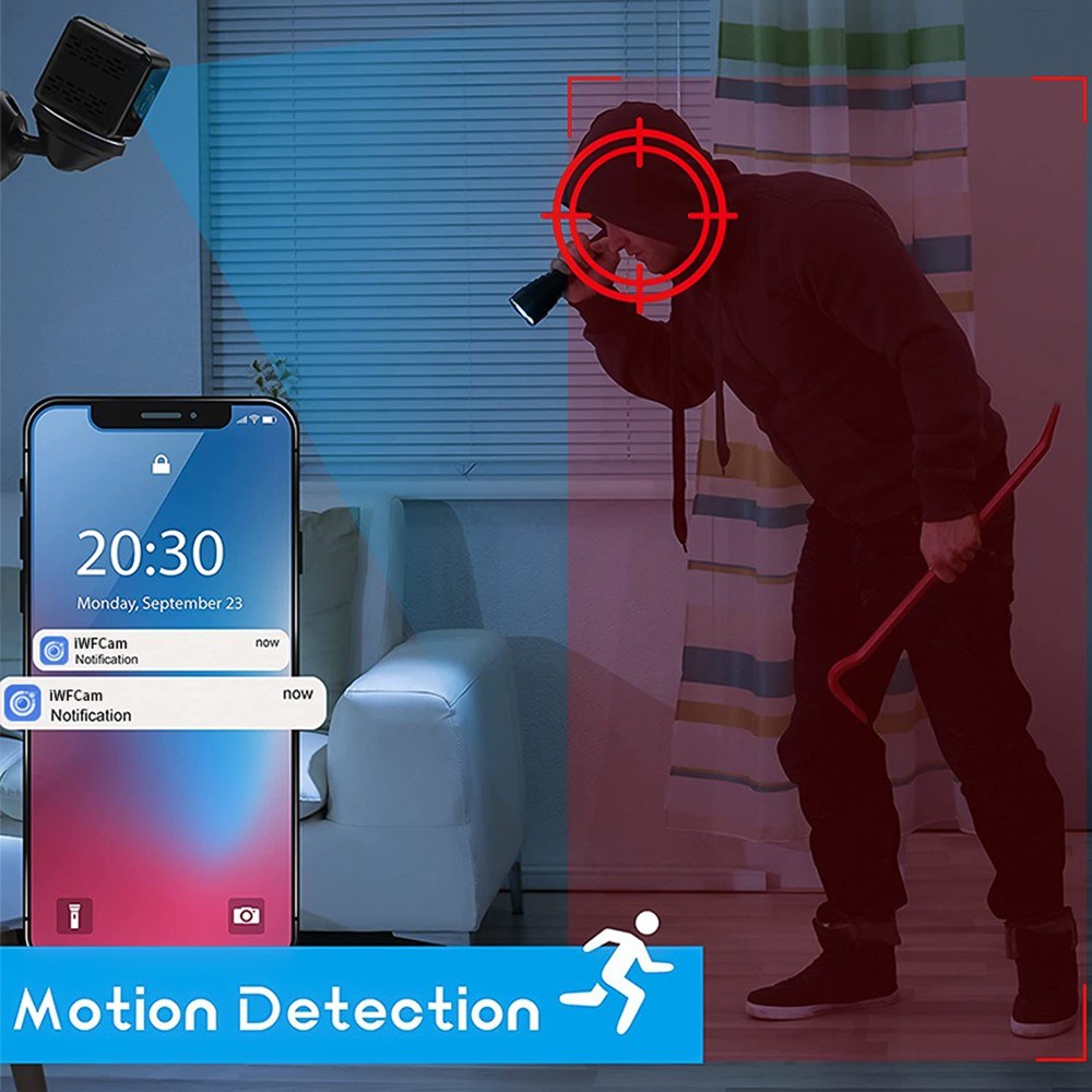 1080P X6D Mini Drahtlose Smart Video Kamera Monitor