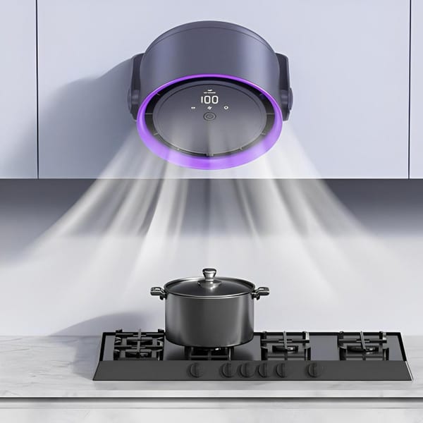 Tragbarer klingenloser Ventilator, kabellos, wiederaufladbar, einstellbare Geschwindigkeit, sicher für Kinder &amp; Haustiere