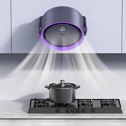 Tragbarer klingenloser Ventilator, kabellos, wiederaufladbar, einstellbare Geschwindigkeit, sicher für Kinder &amp; Haustiere