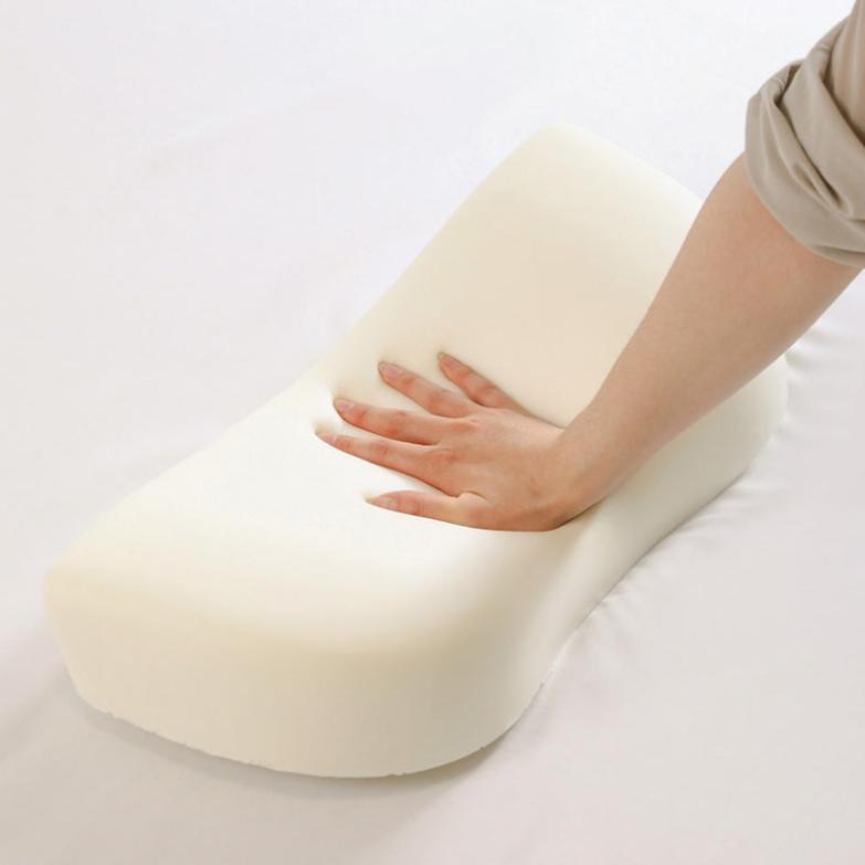 Orthopedic neck support pillow made of memory foam