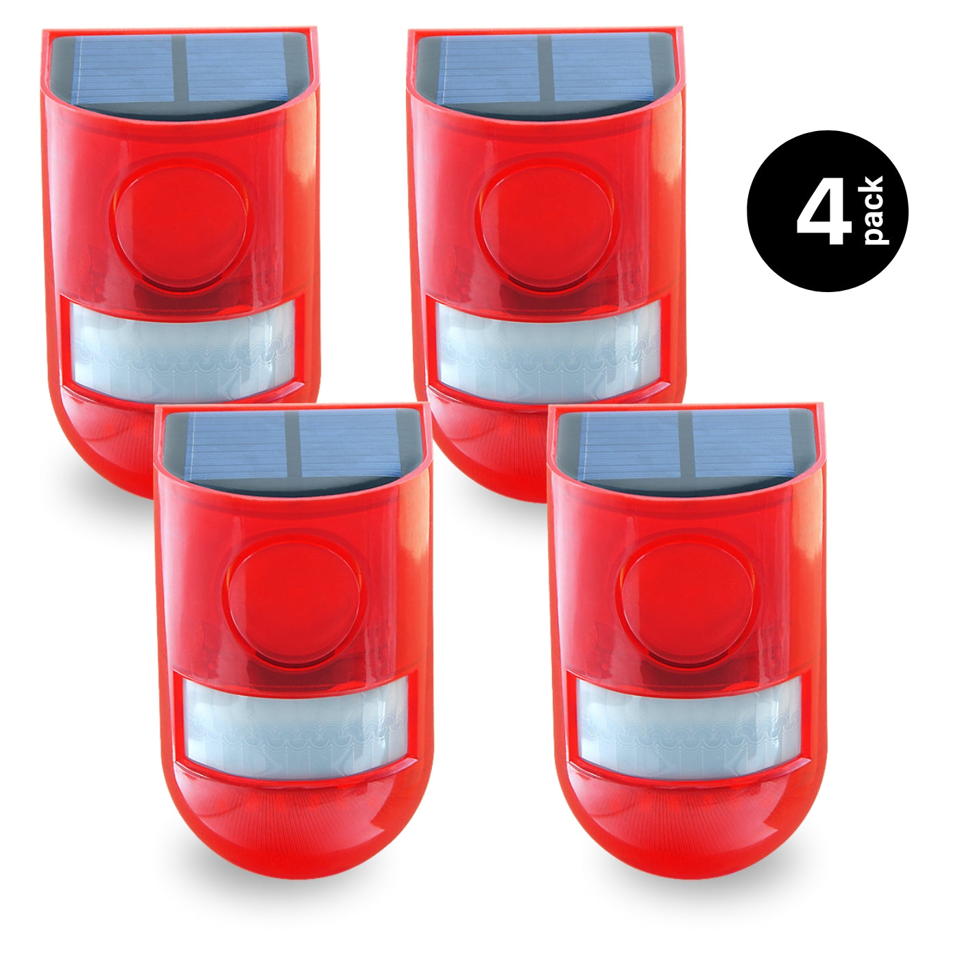 Solar Tiervertreiber mit Bewegungssensor – 130dB Alarm, 4 Modi, USB &amp; Solarbetrieb, IP65 für Garten &amp; Grundstück