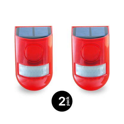 Solar Tiervertreiber mit Bewegungssensor – 130dB Alarm, 4 Modi, USB &amp; Solarbetrieb, IP65 für Garten &amp; Grundstück