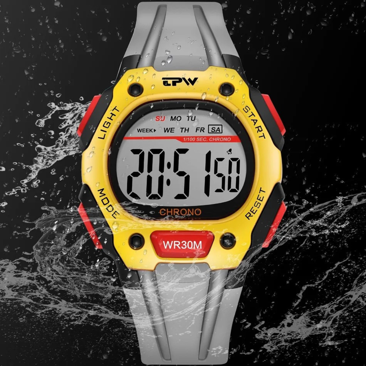 Zelara Water Resistant Digitaluhr für Frauen