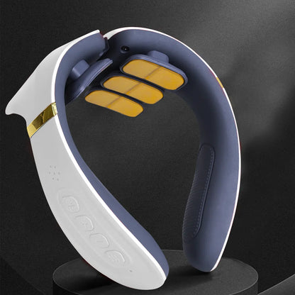 Nacken- und Rückenmassagegerät mit Wärmebehandlung - Tragende Schmerzlinderung für Nacken- und Rückenmuskelentspannung