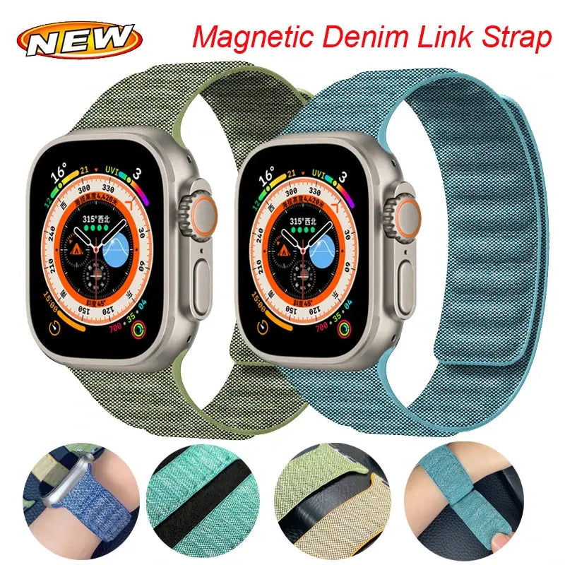 DenimFlex Magnetisches Loop-Armband für die Apple Watch