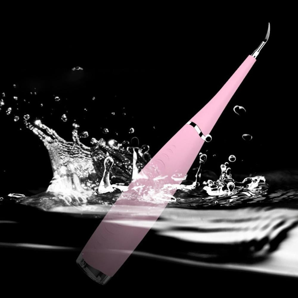 Ultraschall Zahnsteinentferner 40.000 VPM | Wiederaufladbar | Wasserdicht IPX6 | Zahnreiniger mit LED &amp; Spiegel