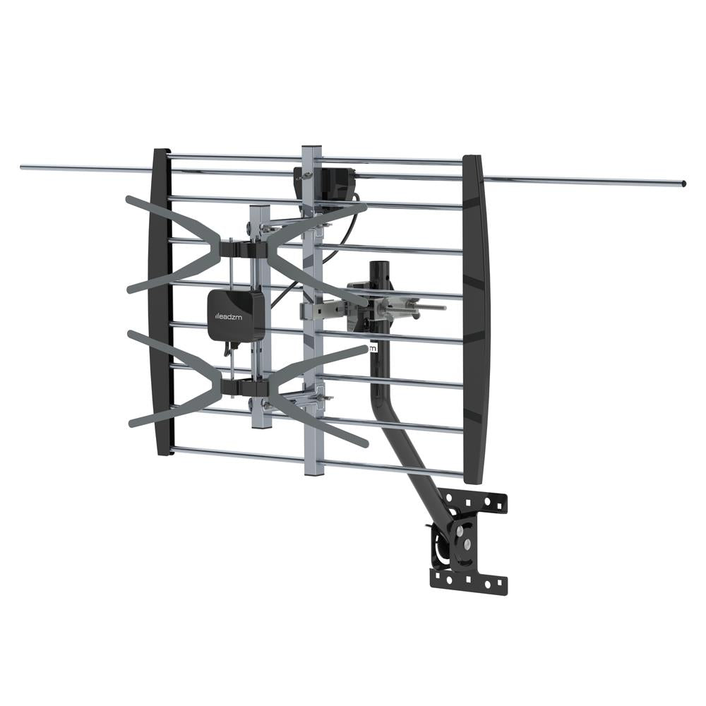 Langstreckenantenne TV - Digitaler Außenempfang 360° Drehung | 200 Meilen Radius