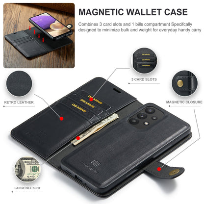 2 in 1 Abnehmbare magnetische Brieftasche Flip Case für Samsung Galaxy S24 S23