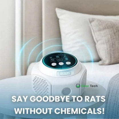 Plug-In Ultraschall-Rattenabwehrmittel | Chemiefrei. Lautlos &amp; Deckt Bis Zu 3200 Quadratfuß Ab Für Innen- Und Außenbereich