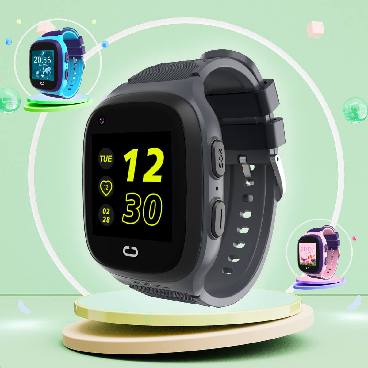 Smartwatch für Kinder – 4G GPS, Videoanruf &amp; SOS-Notruf