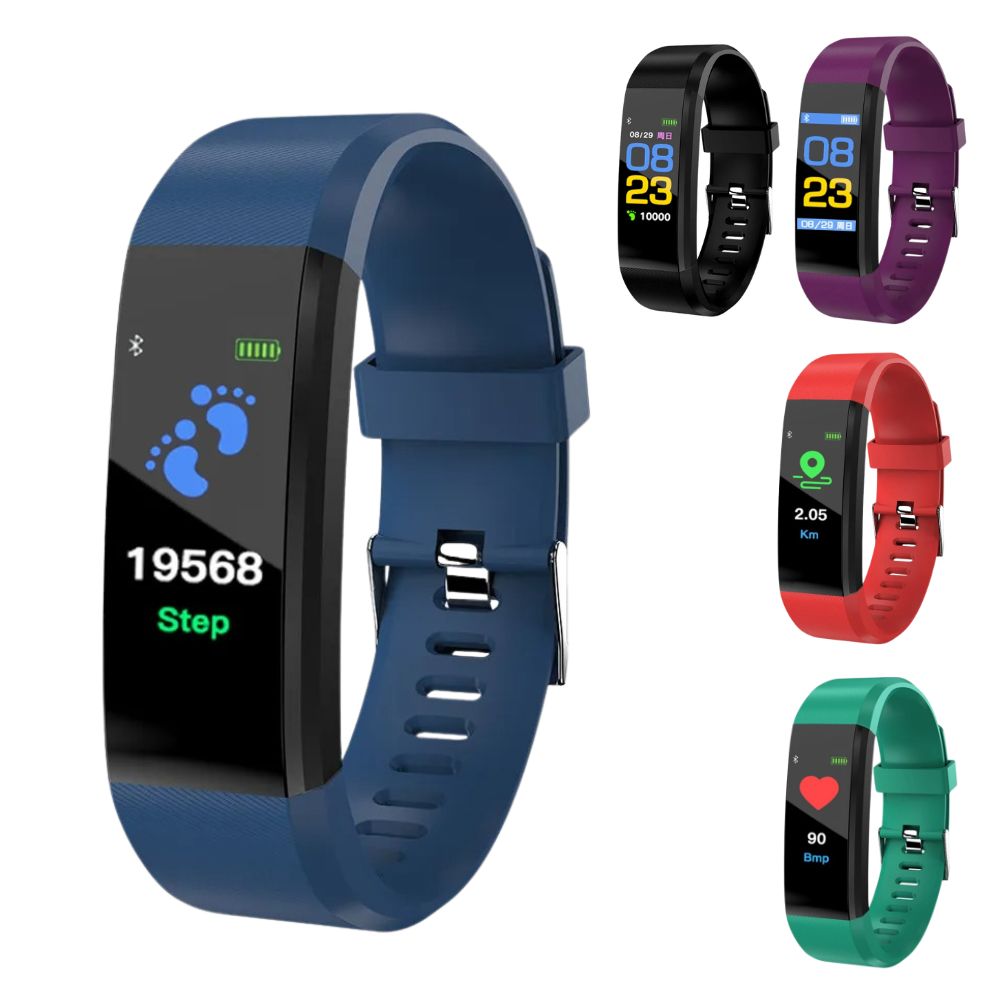 Senior Smartwatch – Basis-Fitness-Tracker mit Schrittzähler, Herzfrequenzmesser &amp; benutzerfreundlichem Design