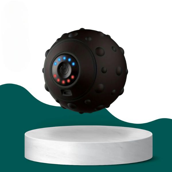 Tragbarer Vibrations-Massageball – Tiefengewebemassage mit 5 Intensitäten zur Muskelentspannung und Regeneration