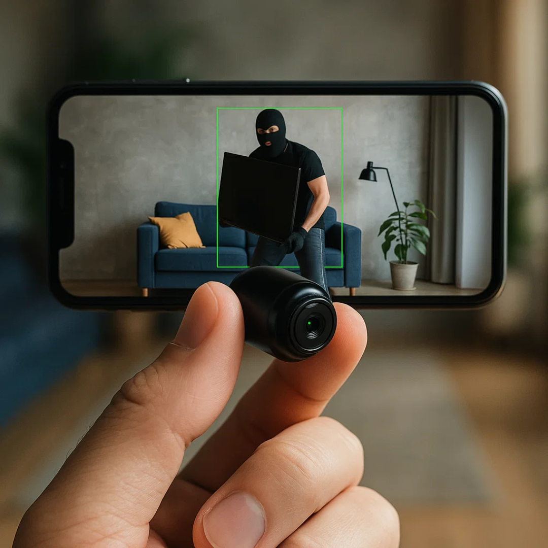 Mini WLAN versteckte Kamera und Audio - Winzige Überwachungs-Mini-Spionkameras Drahtlose Nanny-Überwachung