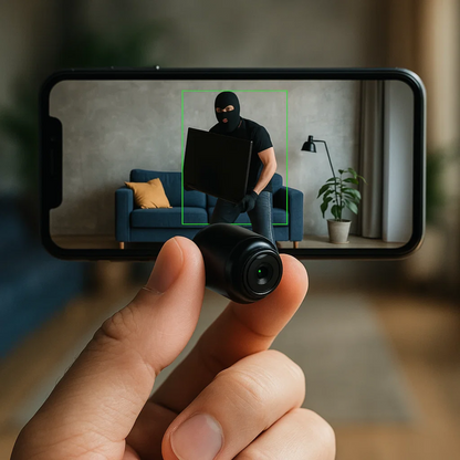 Mini WLAN versteckte Kamera und Audio - Winzige Überwachungs-Mini-Spionkameras Drahtlose Nanny-Überwachung