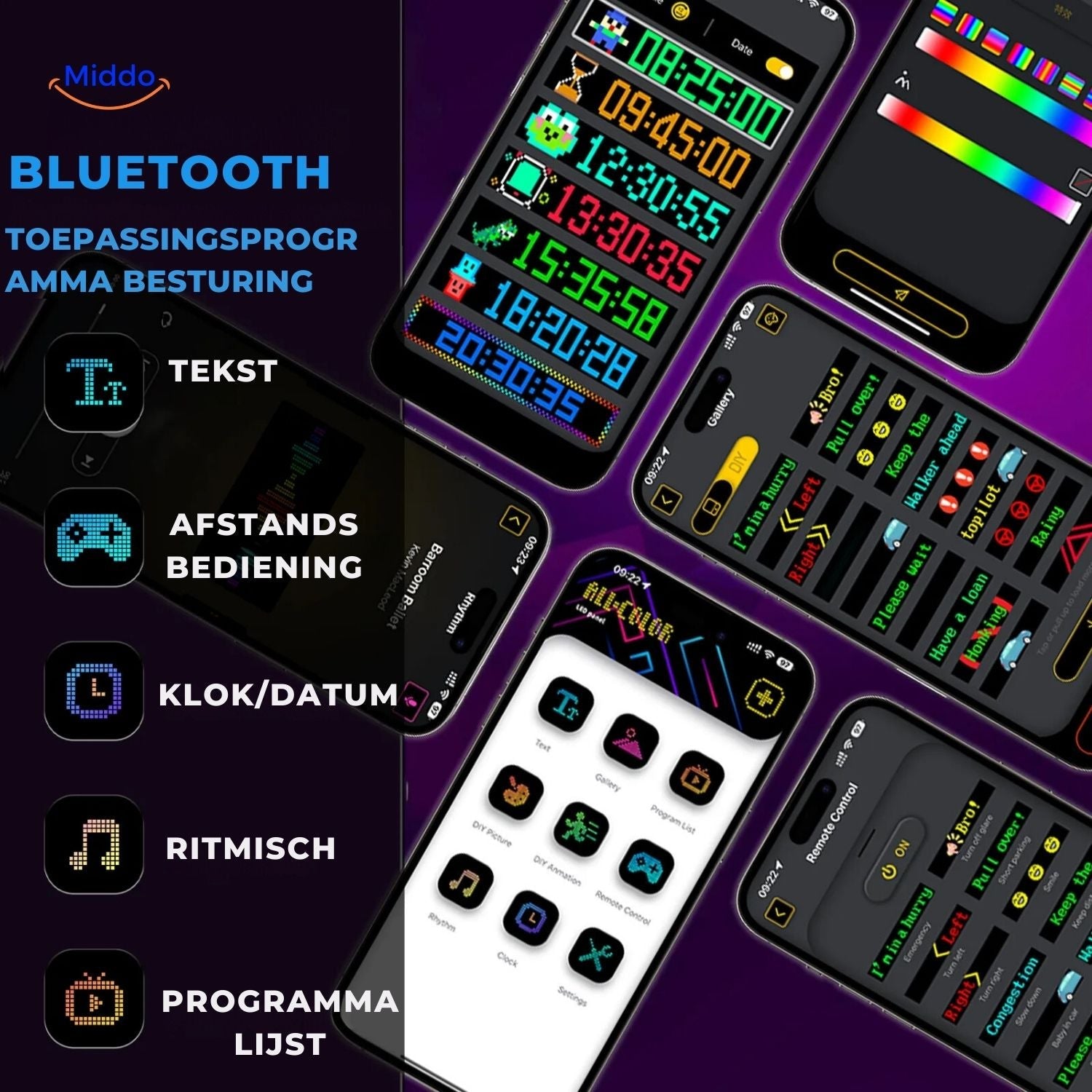 Zelara LED-Display | Flexibles Auto LED-Display - Beeindrucke und falle sofort auf! 😈