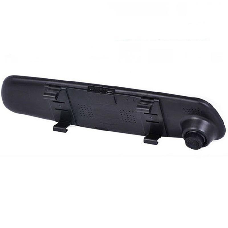 TripCam Pro Dual Dash Kamera – 1080p Front- &amp; Rückfahrkamera, LCD Rückspiegel, Loop-Aufnahme, Nachtsicht