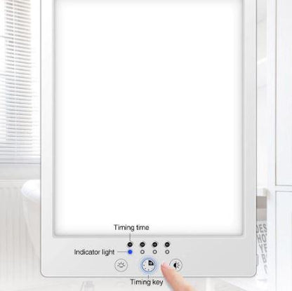 Tragbare Sonnenlichtlampe für Lichttherapie, SAD &amp; Stimmung, 10 Helligkeitsstufen, USB