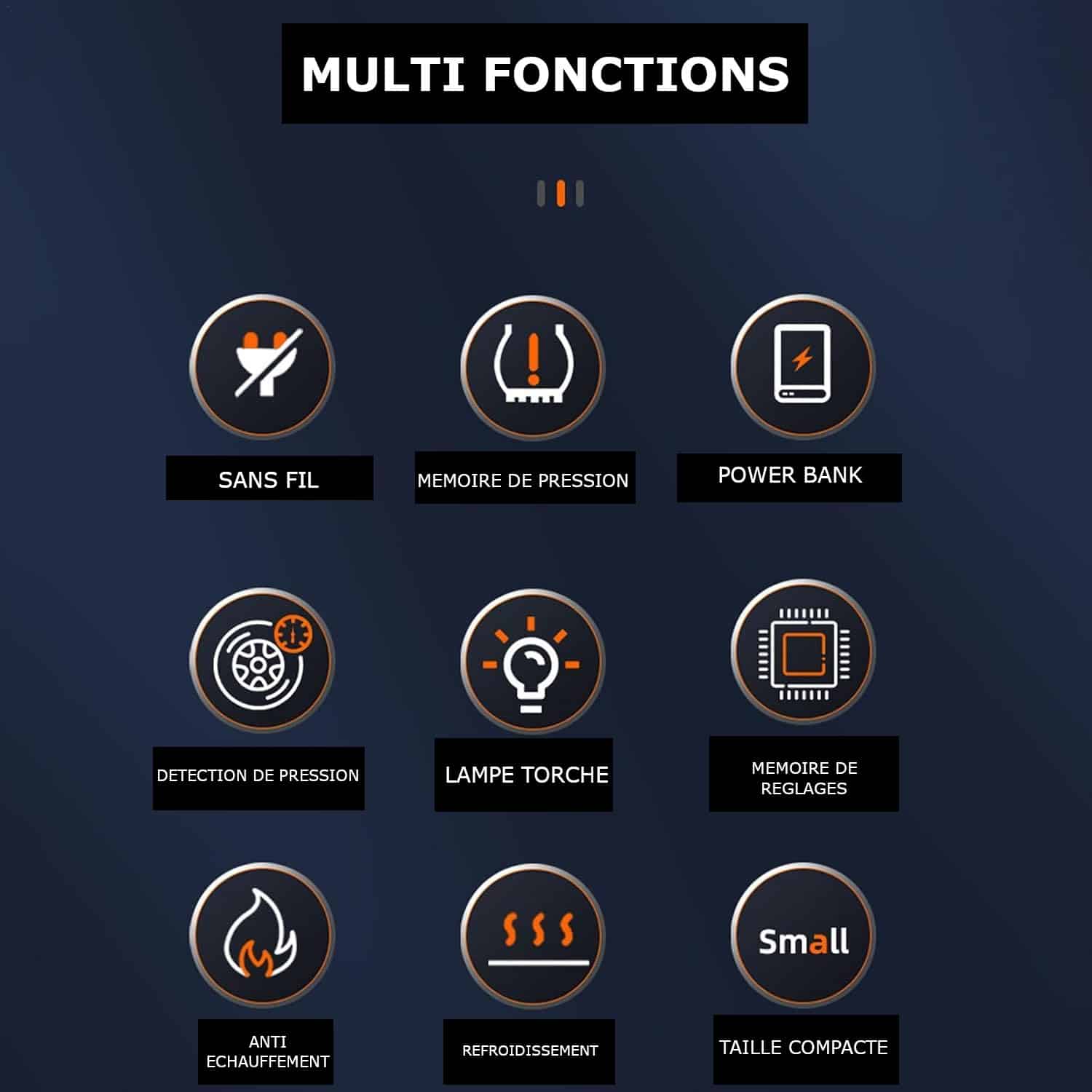 Intelligenter Tragbarer Elektrischer Reifeninflator, Digital, Auto &amp; Fahrrad, Präzise &amp; Wiederaufladbar
