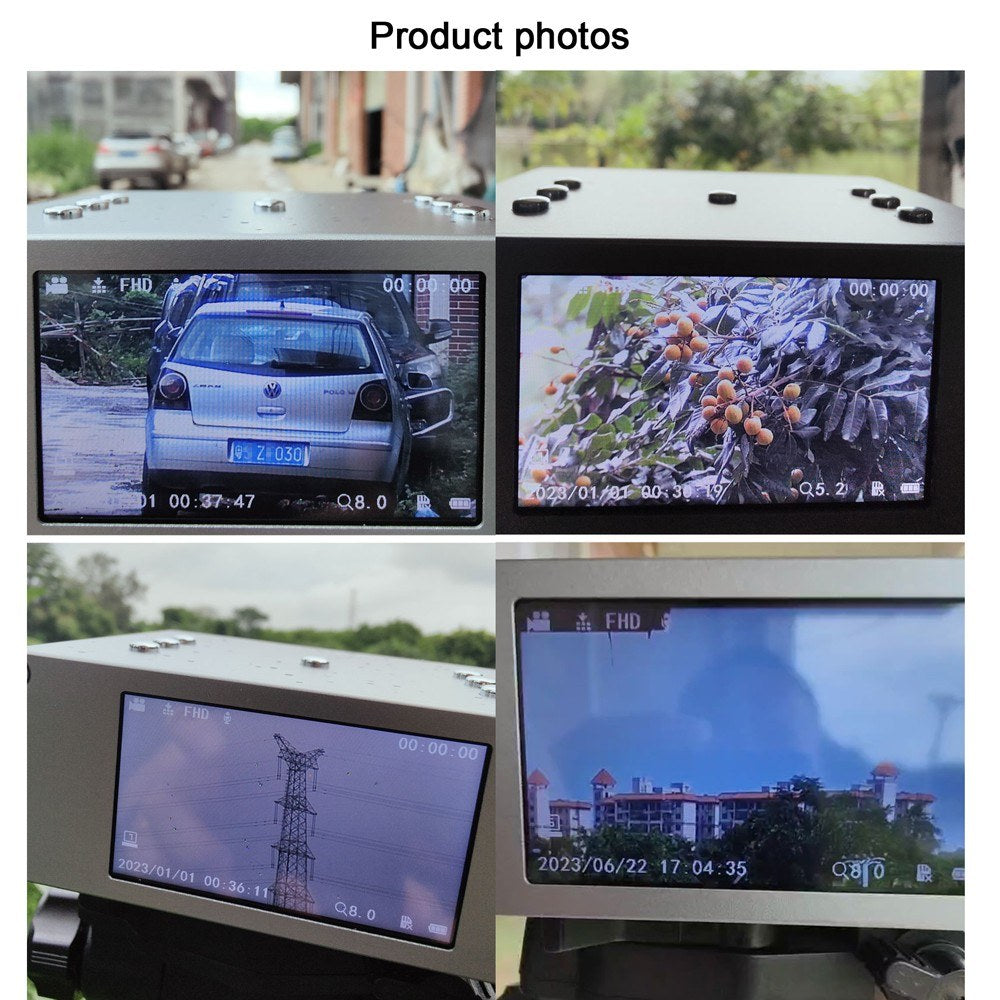 4K Infrarot-Nachtsichtkamera, 600M Voller Dunkelheit, 3.0 IPS-Bildschirm, 8X Zoom, Foto &amp; Video, Outdoor-Camping, Jagd, Angeln