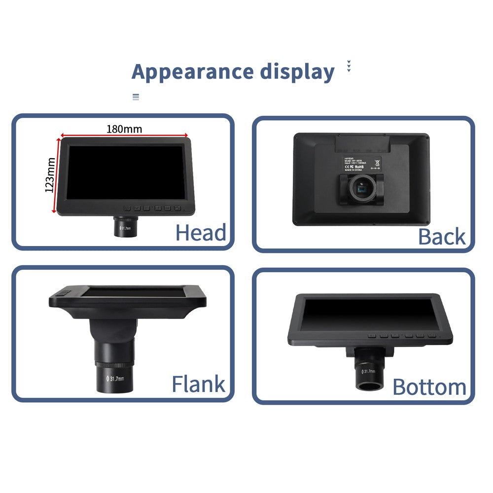 Professionelle 7-Zoll IPS-Display Astronomie Kamera Teleskop mit elektronischem Okular zur Planetarischen Beobachtung und Sternenhimmelbeobachtung