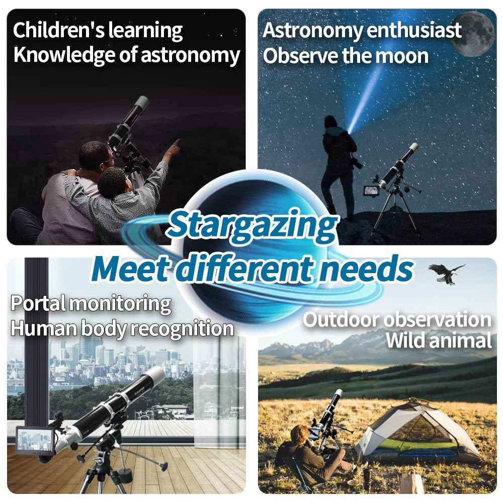 Professionelle 7-Zoll IPS-Display Astronomie Kamera Teleskop mit elektronischem Okular zur Planetarischen Beobachtung und Sternenhimmelbeobachtung