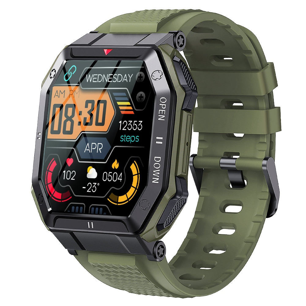 Zelara Wasserdichte Herzfrequenz Sport Schwimmen Smartwatch KE1