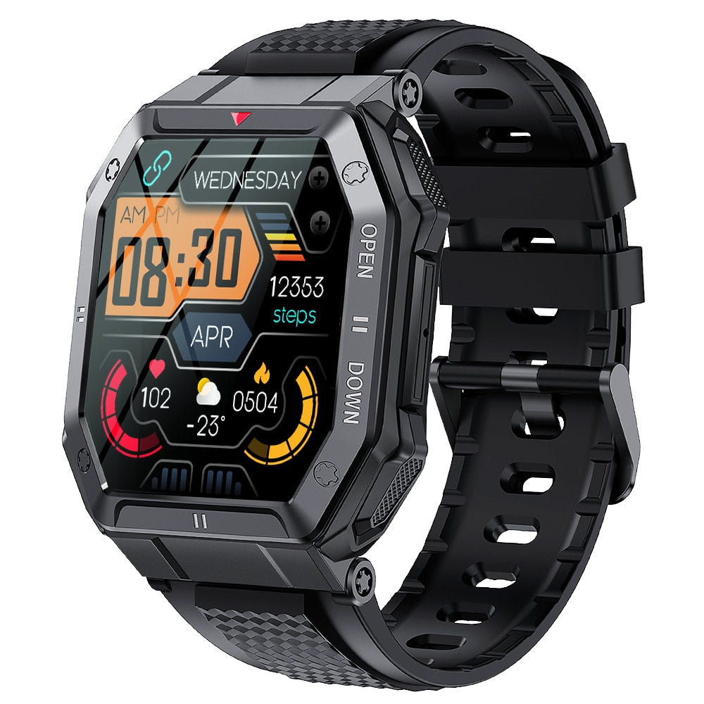 Zelara Wasserdichte Herzfrequenz Sport Schwimmen Smartwatch KE1