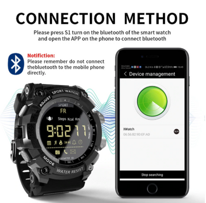 Military Smartwatch | Robuste Outdoor-Uhr mit Fitness- &amp; Smart-Funktionen