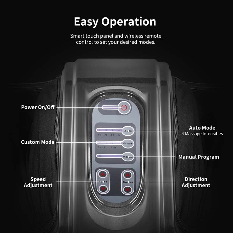 Shiatsu Fußmassagegerät mit intensiven Rollen – tiefenwirksam &amp; schmerzfrei