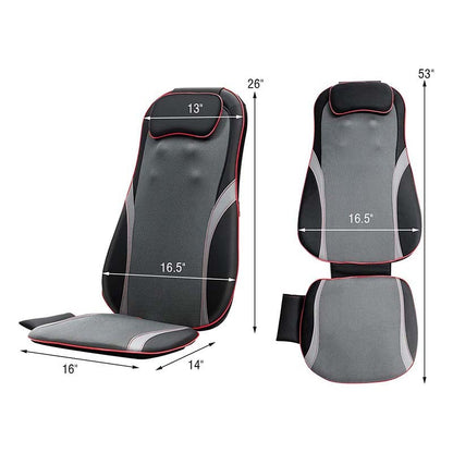 Shiatsu Rückenmassagegerät mit Wärme – Tiefenknetmassage &amp; Vibration gegen Rücken- und Hüftschmerzen