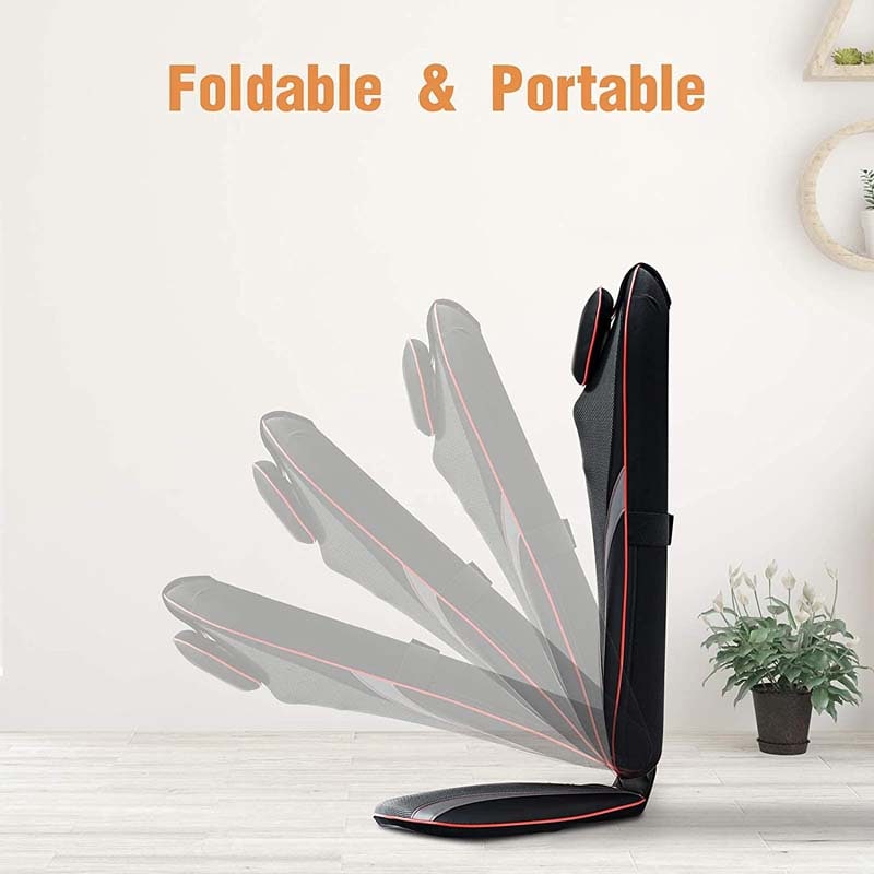 Shiatsu Rückenmassagegerät mit Wärme – Tiefenknetmassage &amp; Vibration gegen Rücken- und Hüftschmerzen