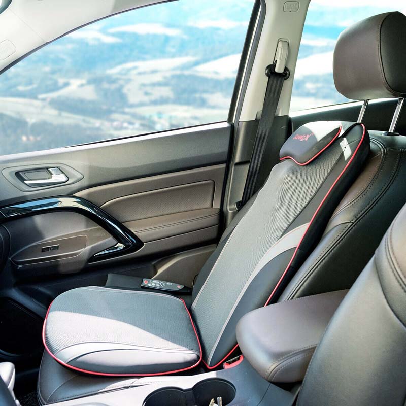 Shiatsu Rückenmassagegerät mit Wärme – Tiefenknetmassage &amp; Vibration gegen Rücken- und Hüftschmerzen